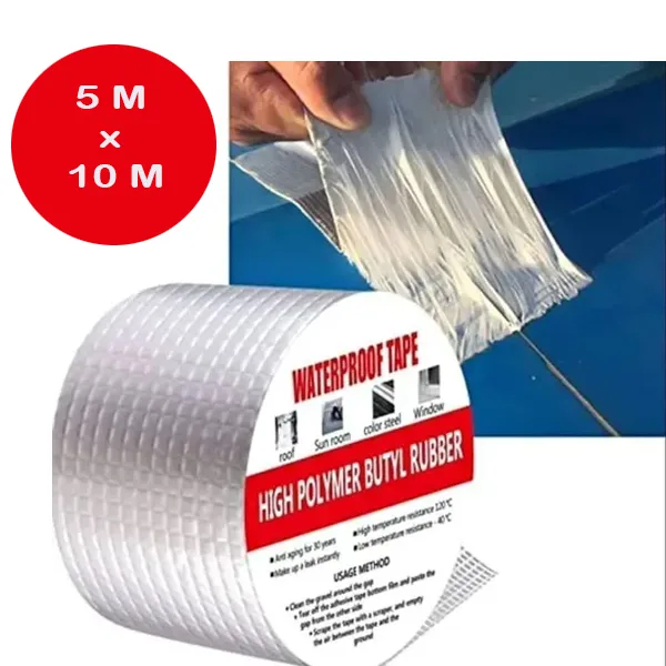 Cinta impermeable butilo 5m x 10 cm