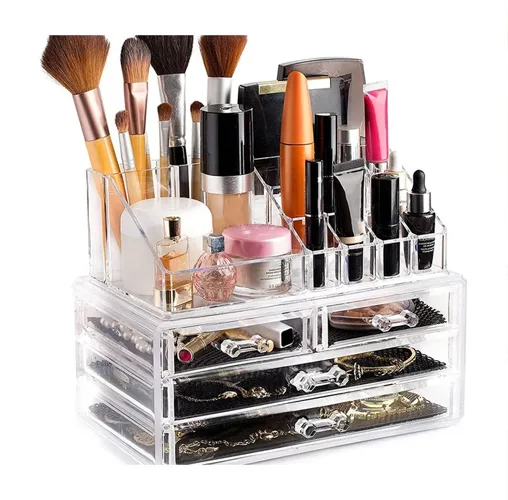 Organizador de cosmeticos con cajones