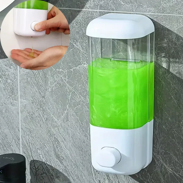 Dispensador de jabón líquido manual para pared