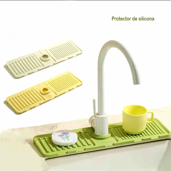 Protector de silicona para caño