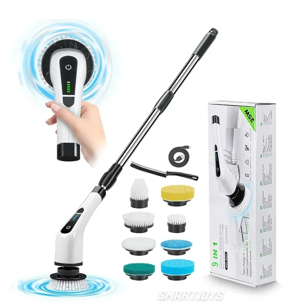 Cepillo de limpieza eléctrico 9 en 1