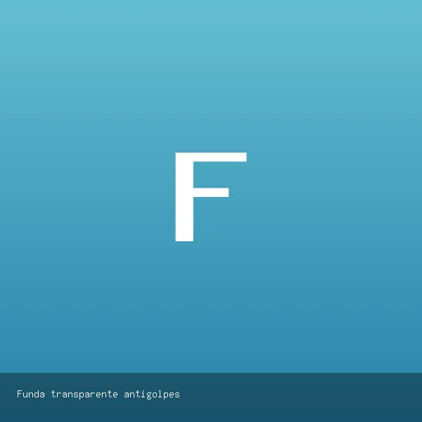 Funda transparente antigolpes