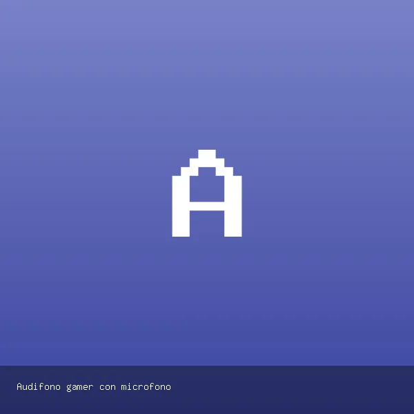 Audífono gamer con micrófono