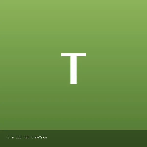 Tira LED RGB 5 metros