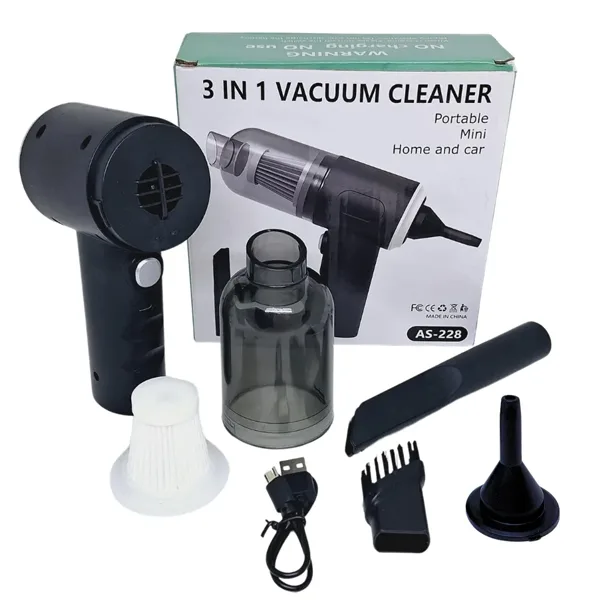 Mini aspirador 3 en 1